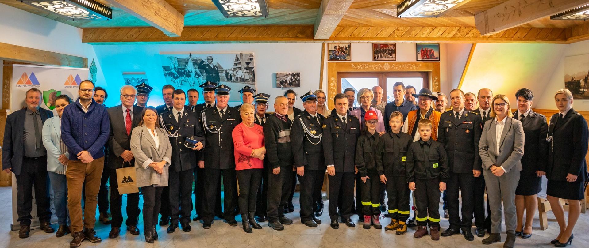 Wystawa "Rola Ochotniczych Straży Pożarnych" w remizie OSP w Zębie