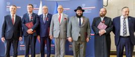 Minister Zbigniew Rau presented the Bene Merito Honorary Badges to animators of contemporary socio-cultural and religious Jewish life in Poland