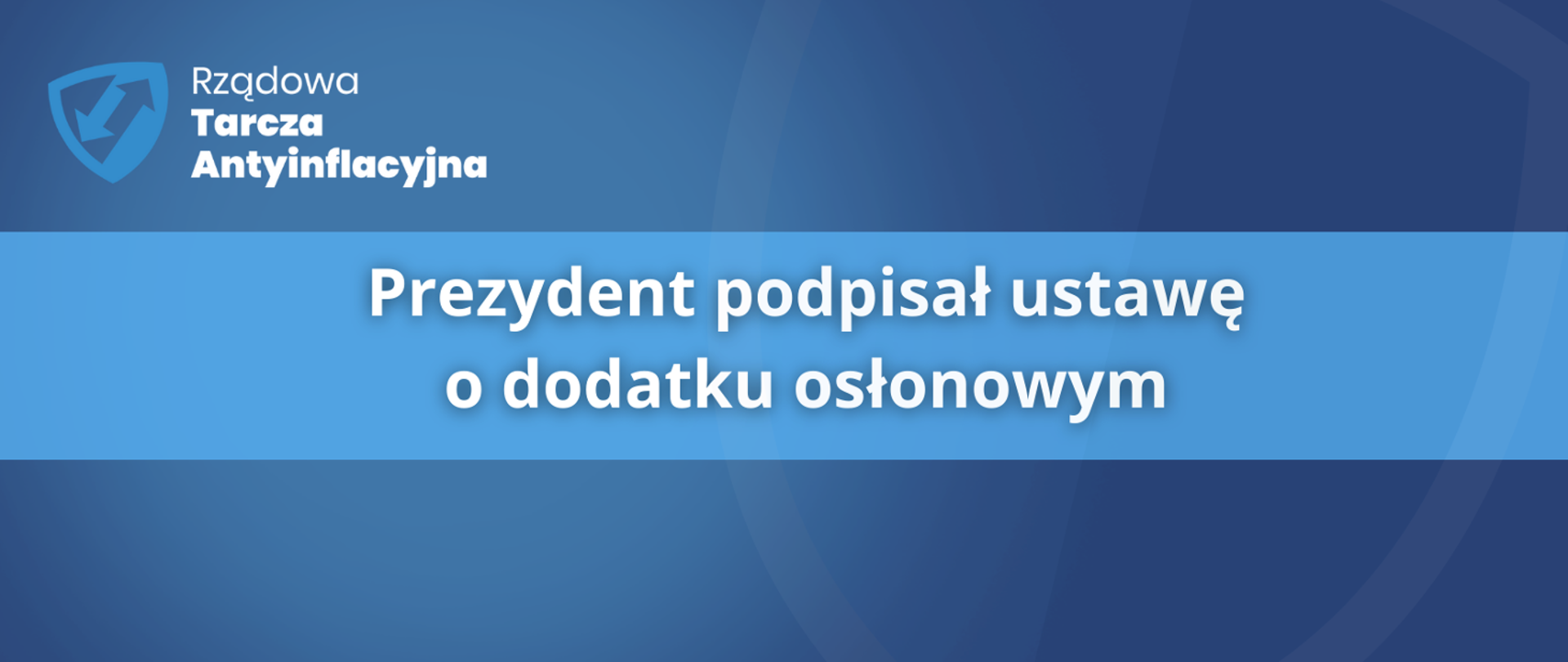 białe napisy na niebieskim tle