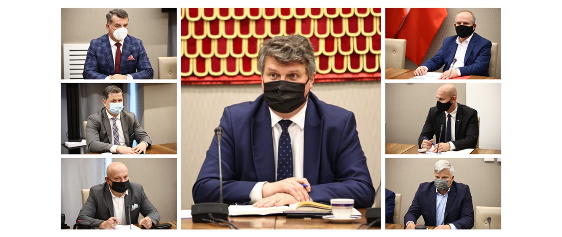 Spotkanie wiceministra Macieja Wąsika z przedstawicielami związków zawodowych