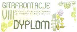 Dyplom wyróżnienia dla Tomasza Klebeko w ósmym Ogólnopolskim Konkursie Gitarowym w ramach Świątnickich Konfrontacji Gitarowych Gitafrontacje w Świątnikach Górnych dnia dwudziestego czwartego kwietnia dwa tysiące dwudziestego piątego roku.