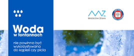 Woda w fontannach - ulotka