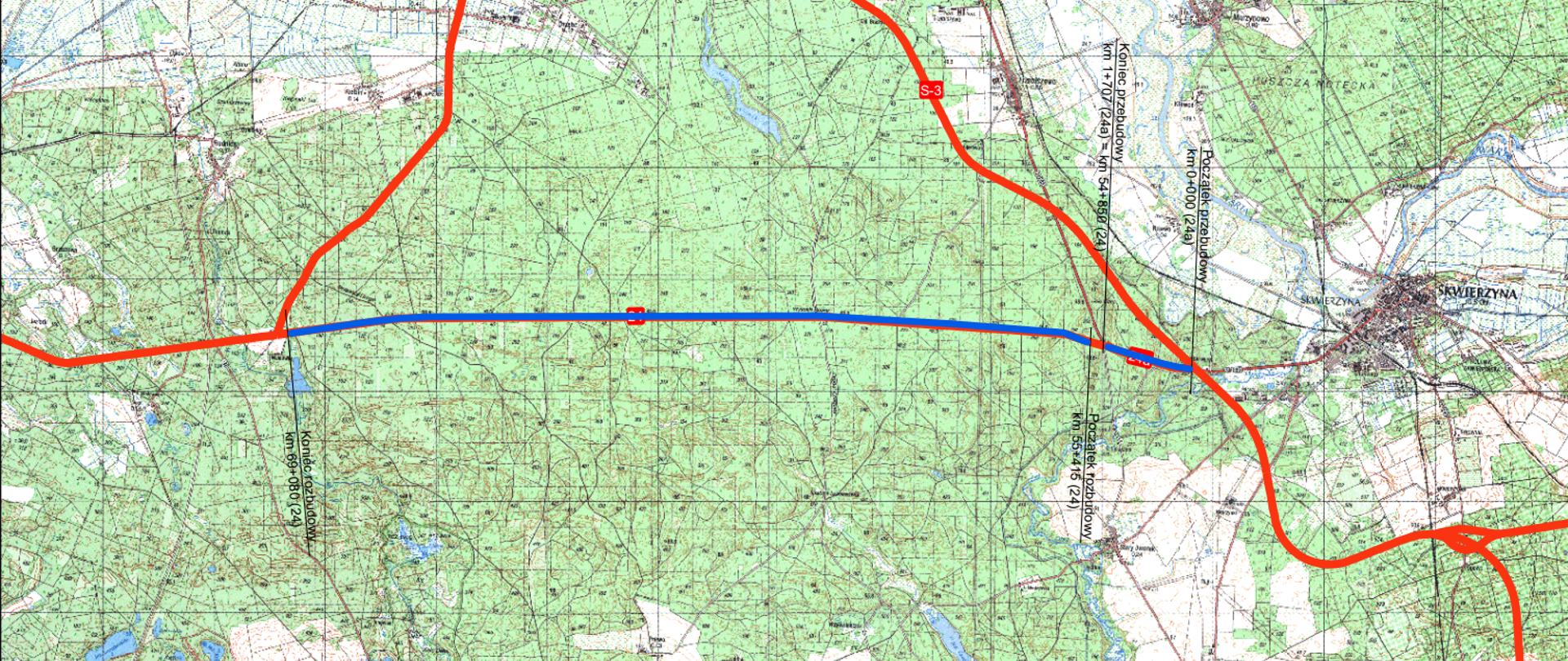 DK24 - Skwierzyna Zachód