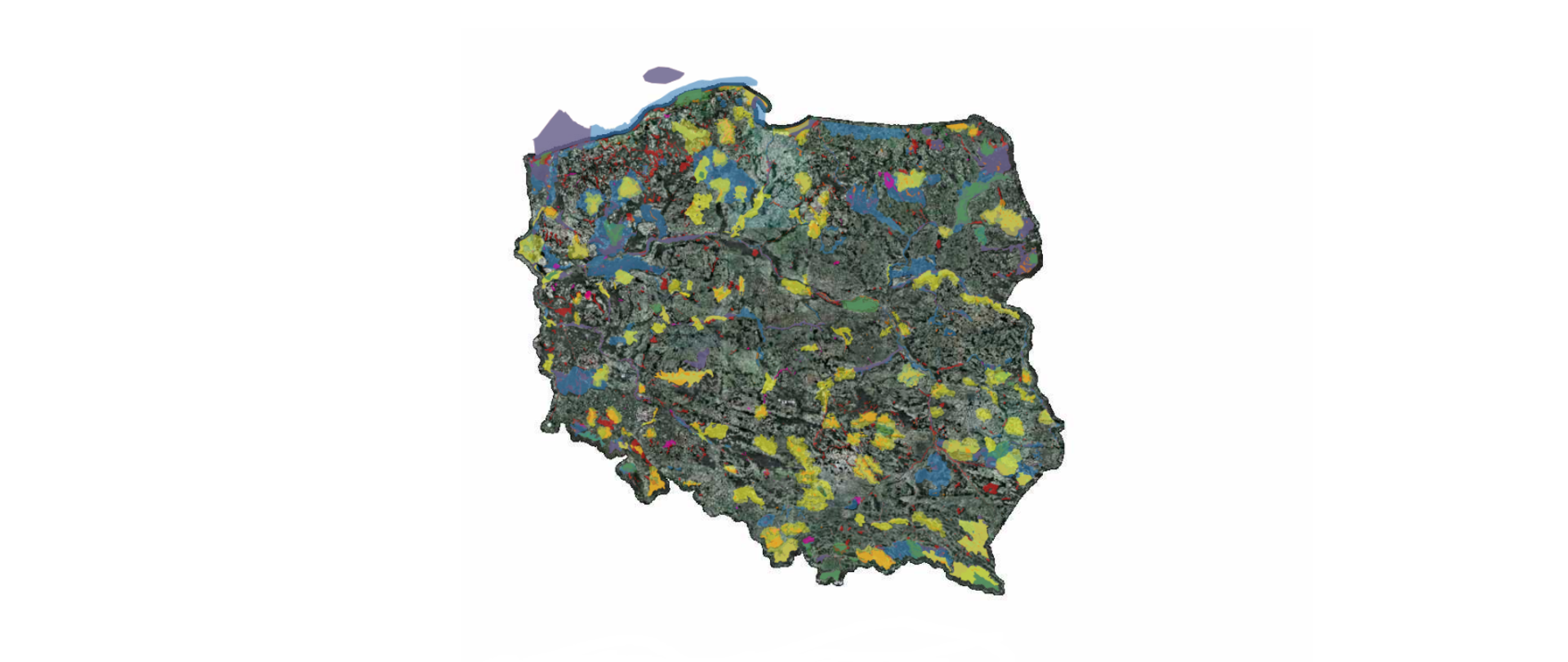 Mapa Polski w przeglądarce geoserwis mapy