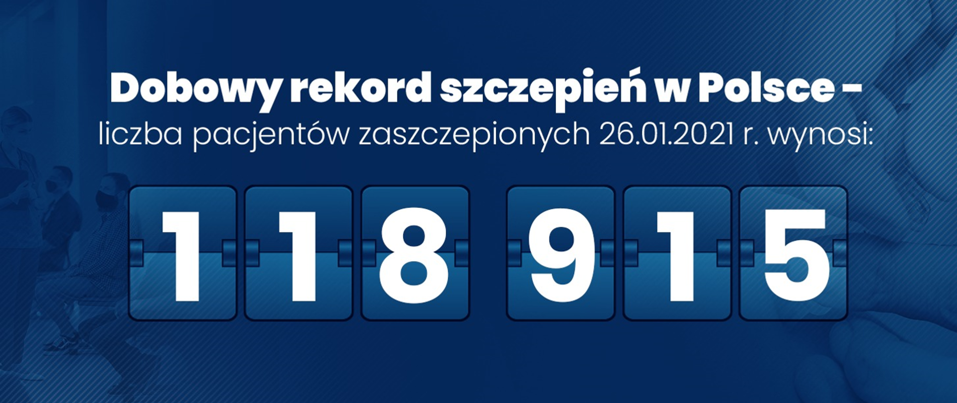  Dobowy rekord szczepień