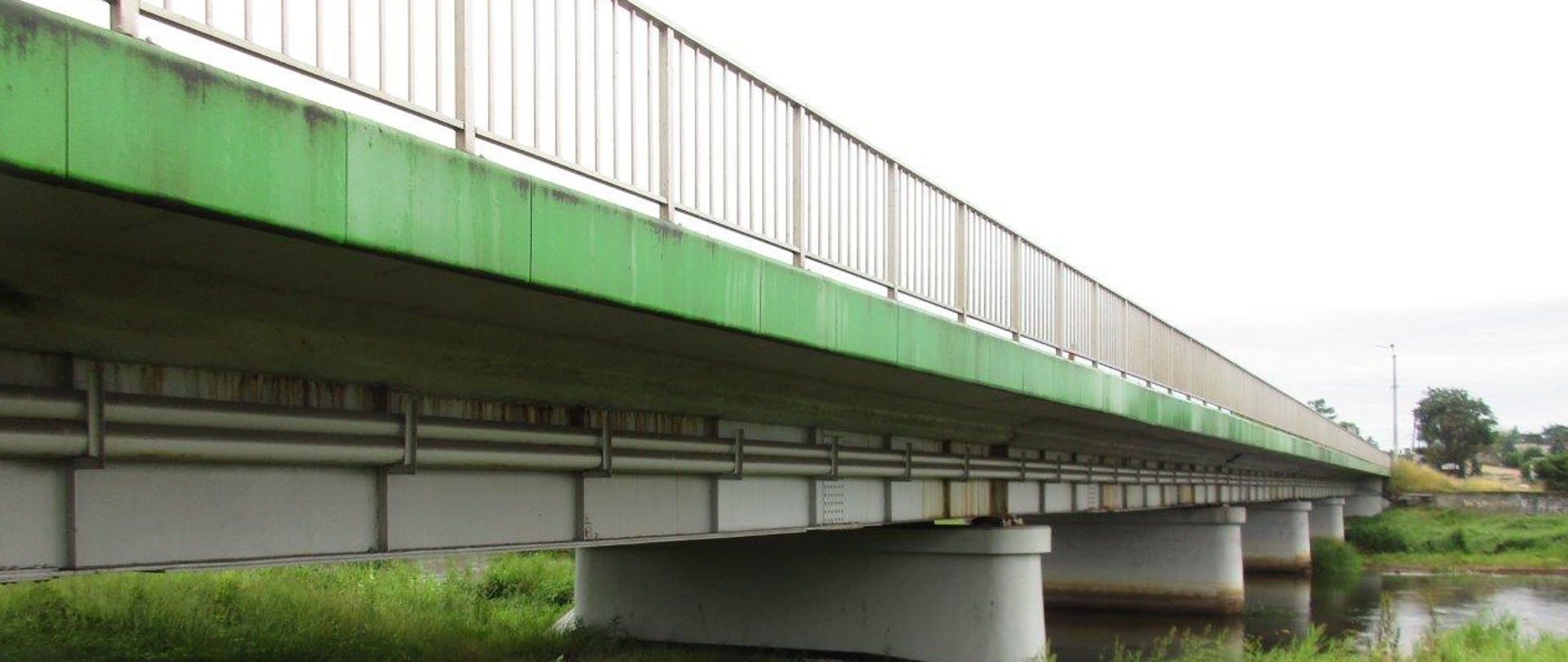 Most w Sulejowie na Pilicy, widok od strony południowo - zachodniej