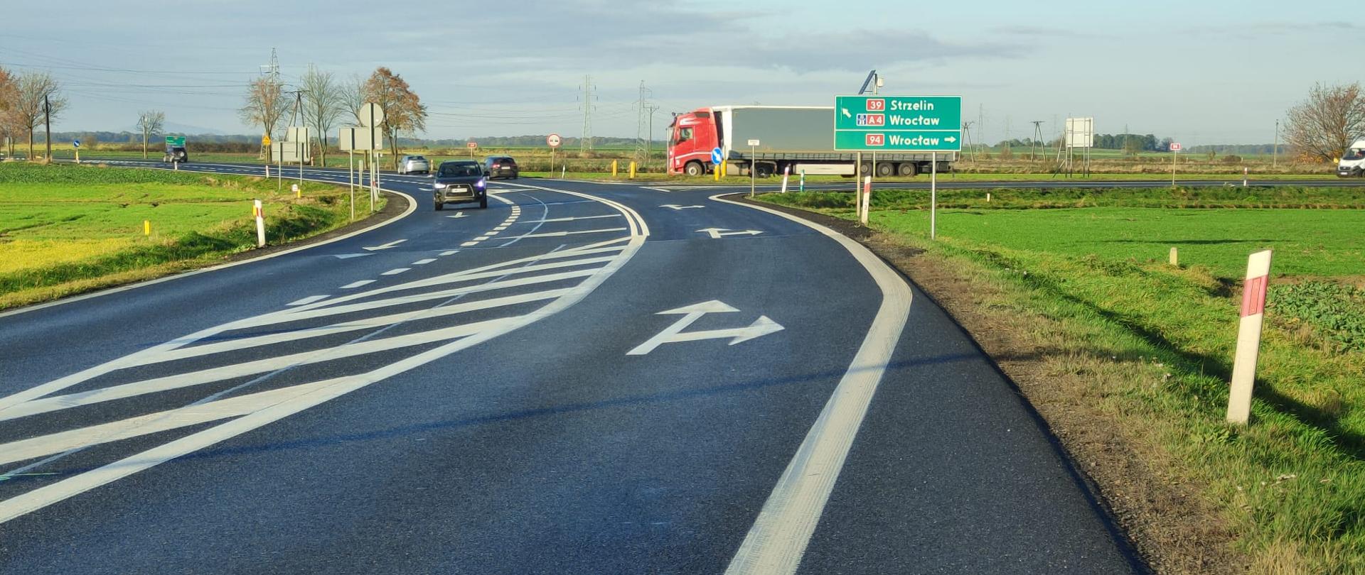 Fragment DK39 na odc. Łukowice Brzeskie - Brzeg