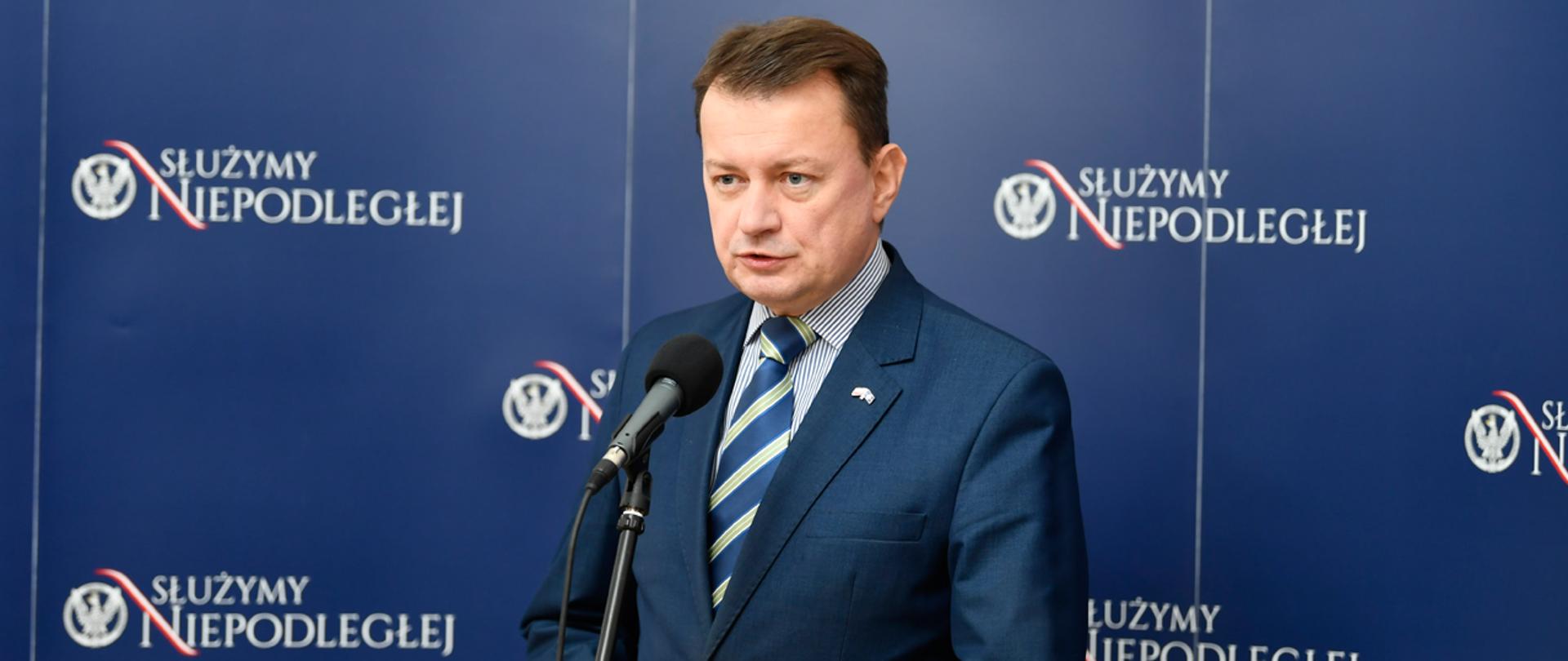 Minister obrony narodowej Mariusz Błaszczak