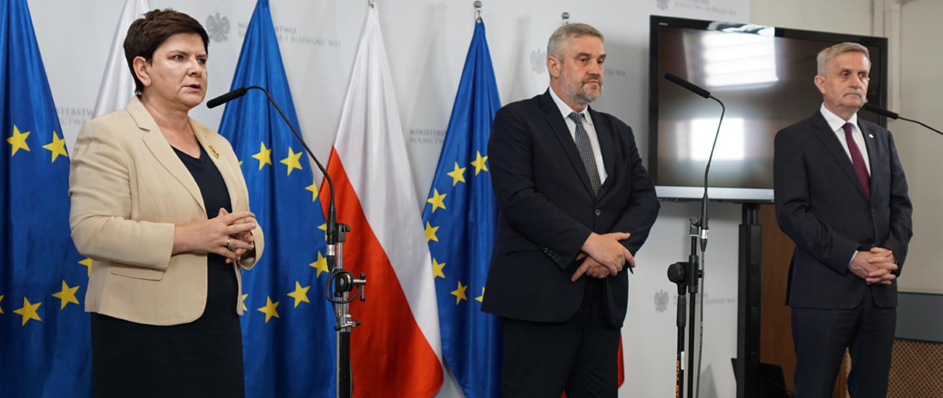 Briefing prasowy Przewodniczącej Rady Programowej Instytutu Beaty Szydło oraz Ministra Ardanowskiego