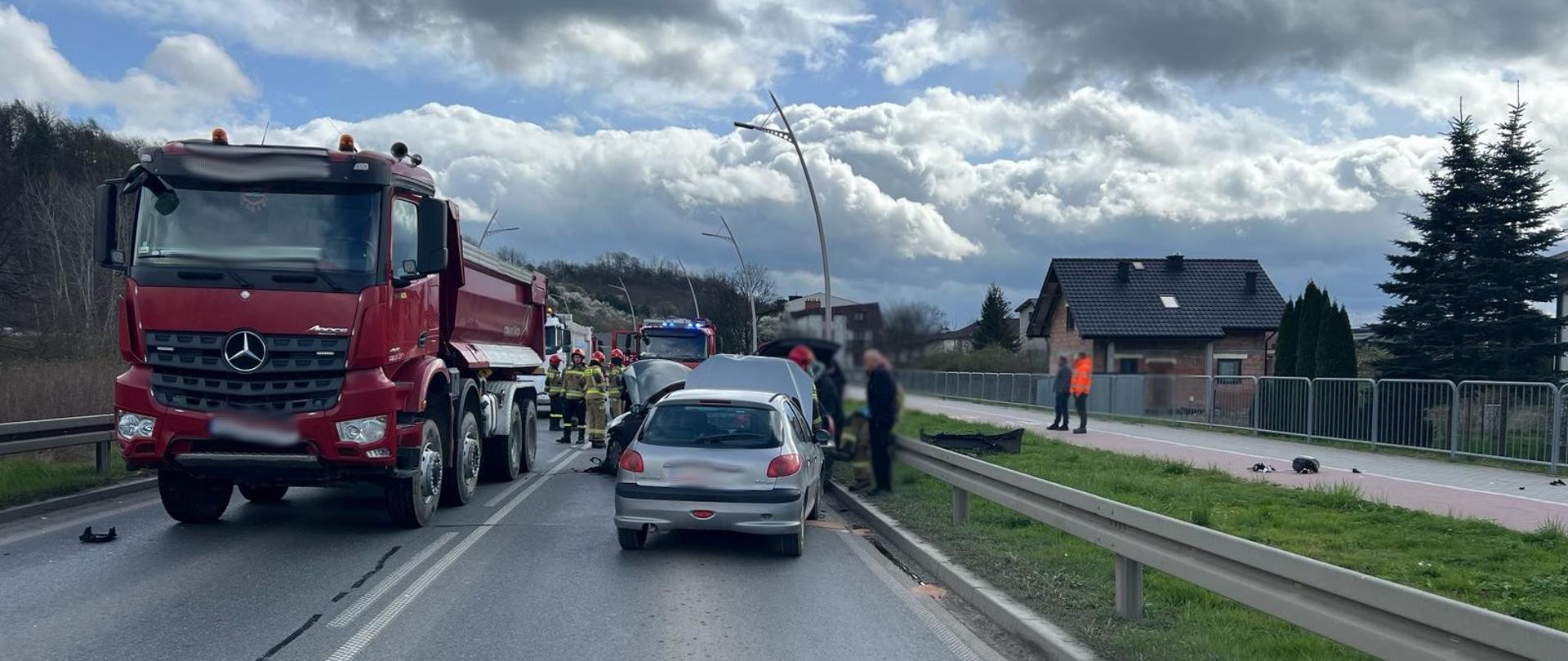 Widok miejsca zdarzenia