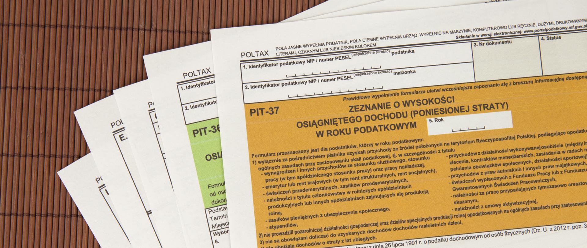 Formularze PIT