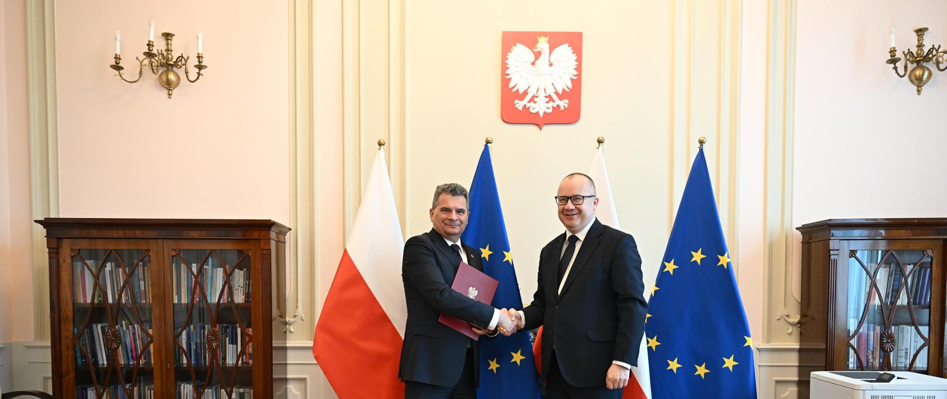 Prokurator Krajowy Dariusz Korneluk i Minister Sprawiedliwości Prokurator Generalny Adam Bodnar