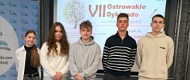 Ortograficzne zmagania - udział reprezentacji naszej szkoły w VII Ostrowskim Dyktandzie.