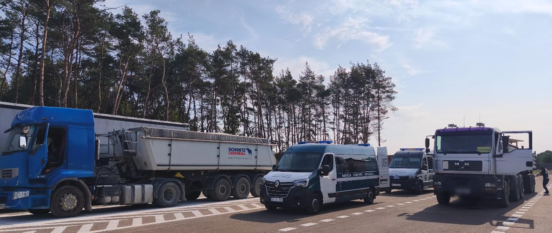 Kontrole normatywności pojazdów na drodze wojewódzkiej nr 713