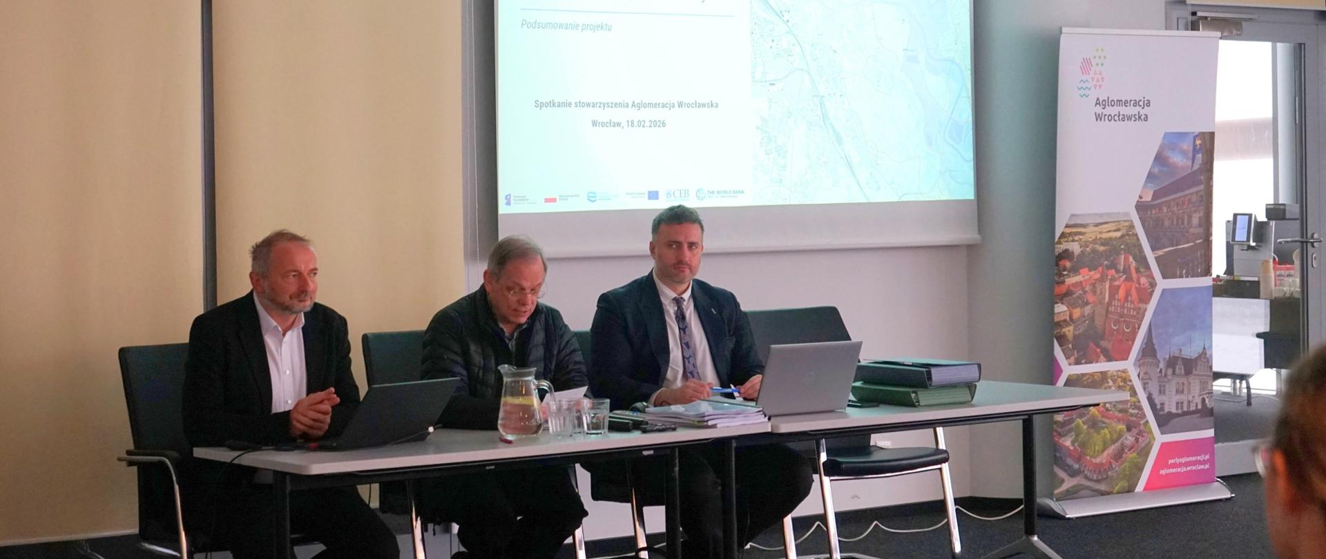 Spotkanie z przedstawicielami stowarzyszenia Aglomeracja Wrocławska.