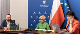 Wiceminister Iwona Michałek na posiedzeniu Zespołu Monitorującego Gwarancje dla młodzieży