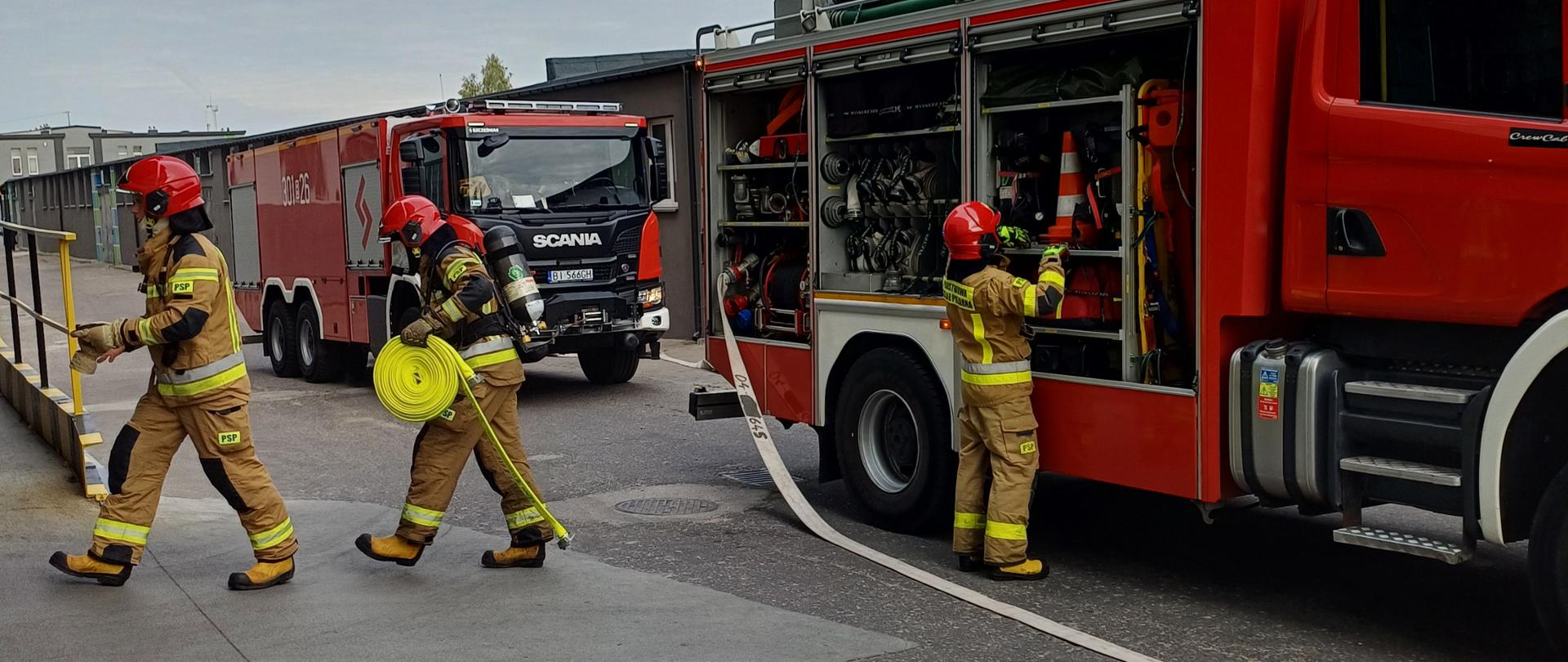 Ćwiczenia w obiekcie magazynowym „Rea” Białystok 