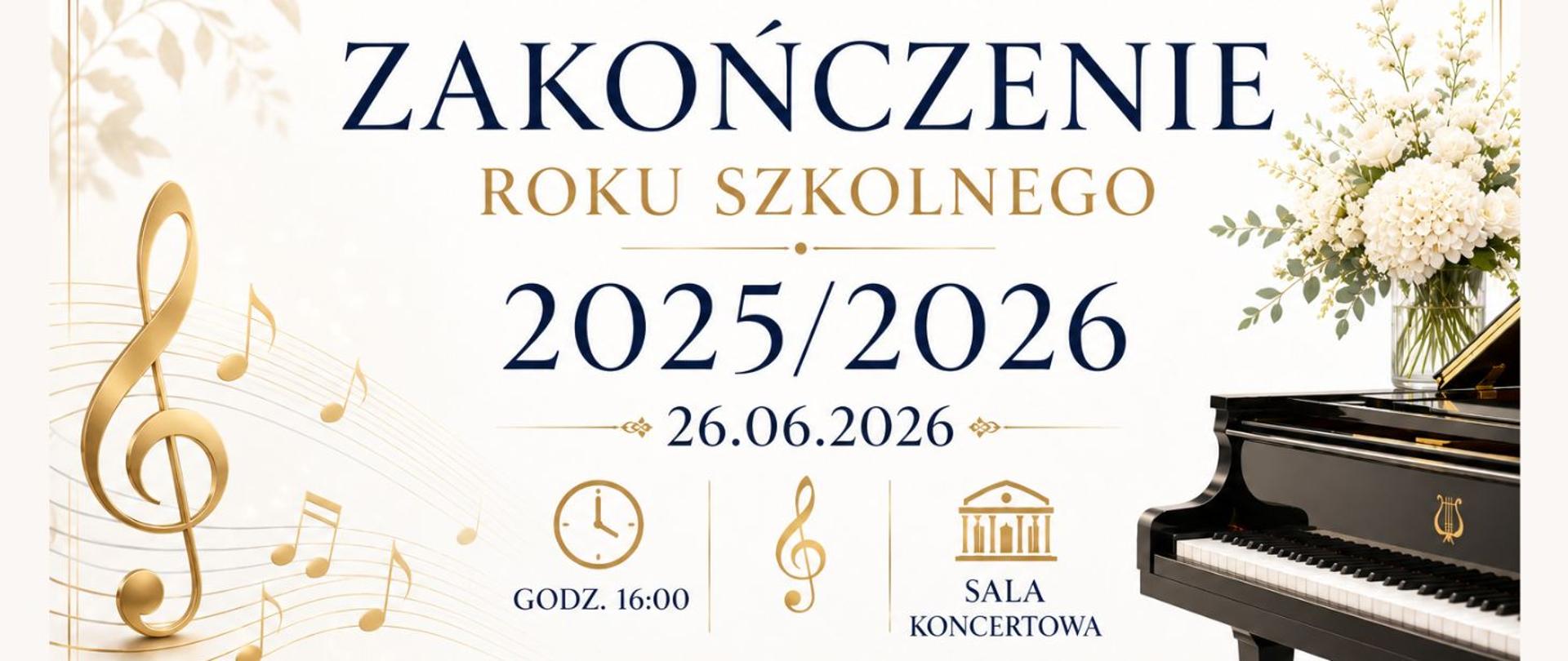 Zakończenie roku szkolnego 2025/2026