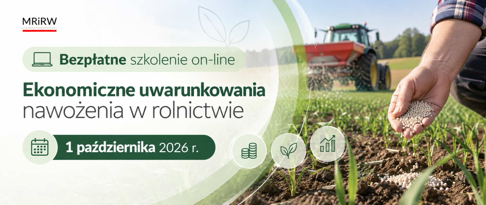 Bezpłatne szkolenie o ekonomicznych uwarunkowaniach nawożenia