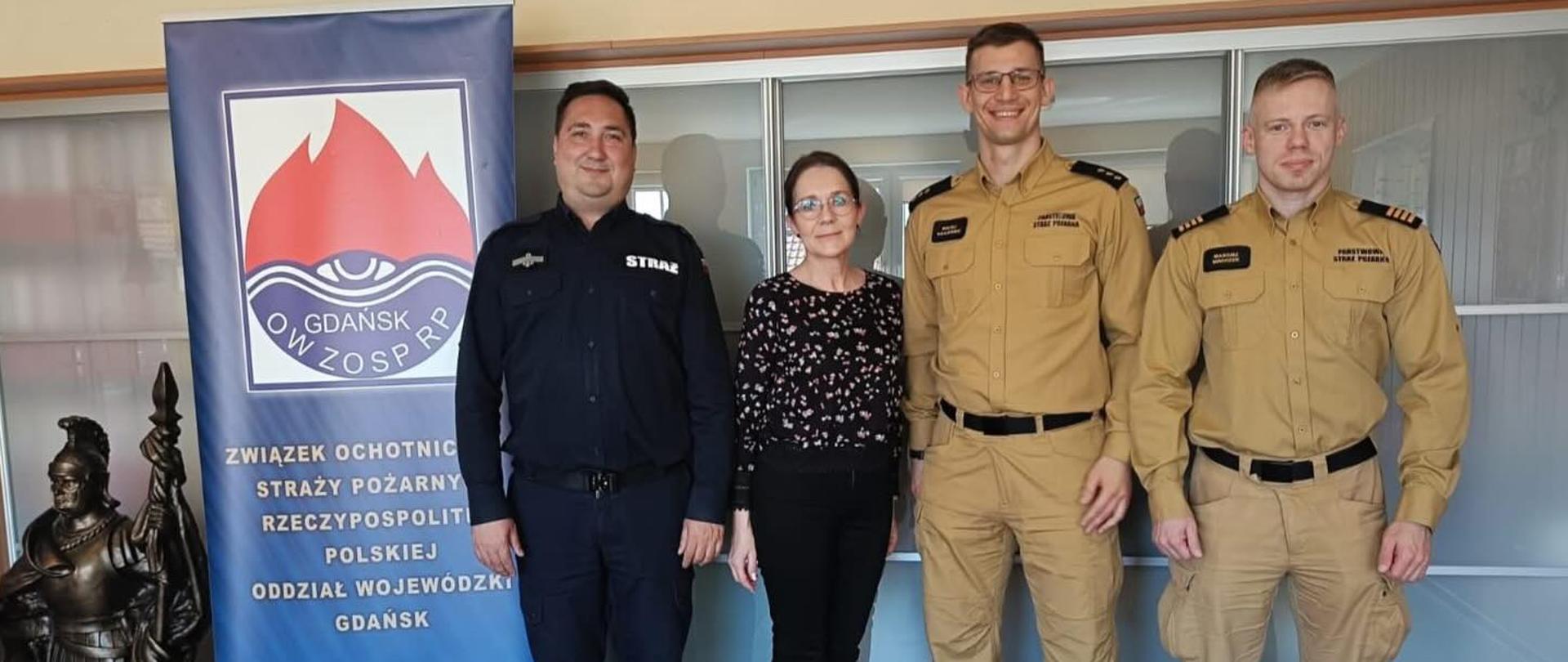 spotkanie robocze poświęcone organizacji Ogólnopolskiego Turnieju Wiedzy Pożarniczej „Młodzież Zapobiega Pożarom”.