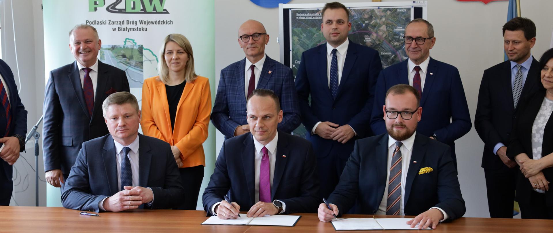 Podpisanie umowy na budowę obwodnicy Ciechanowca