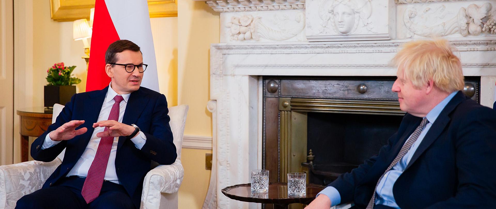 Prime Minister Mateusz Morawiecki meets Prime Minister Boris Johnson
