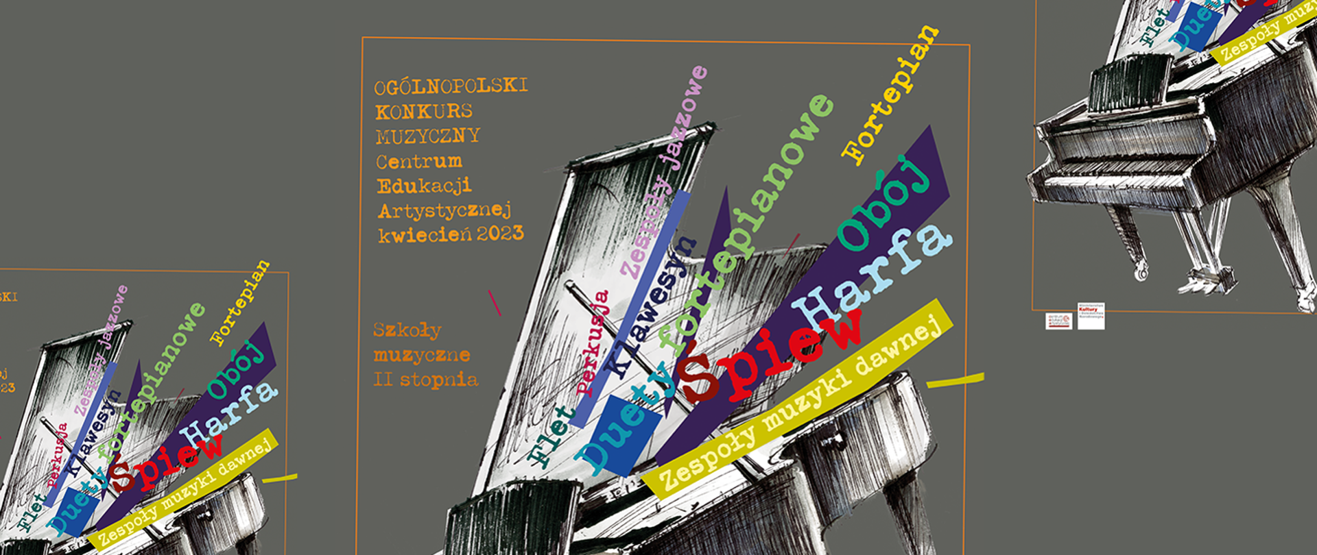 Plakat Konkursu CEA kolor panoramiczny