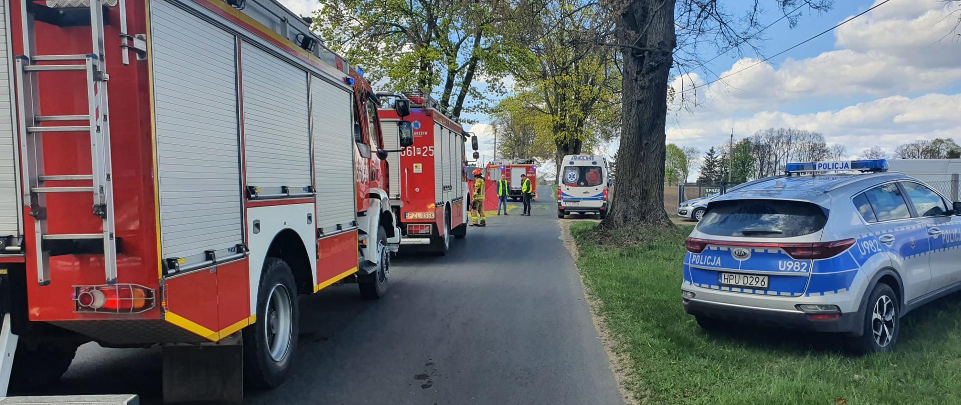 Wypadek w m. Stara Wiśniewka