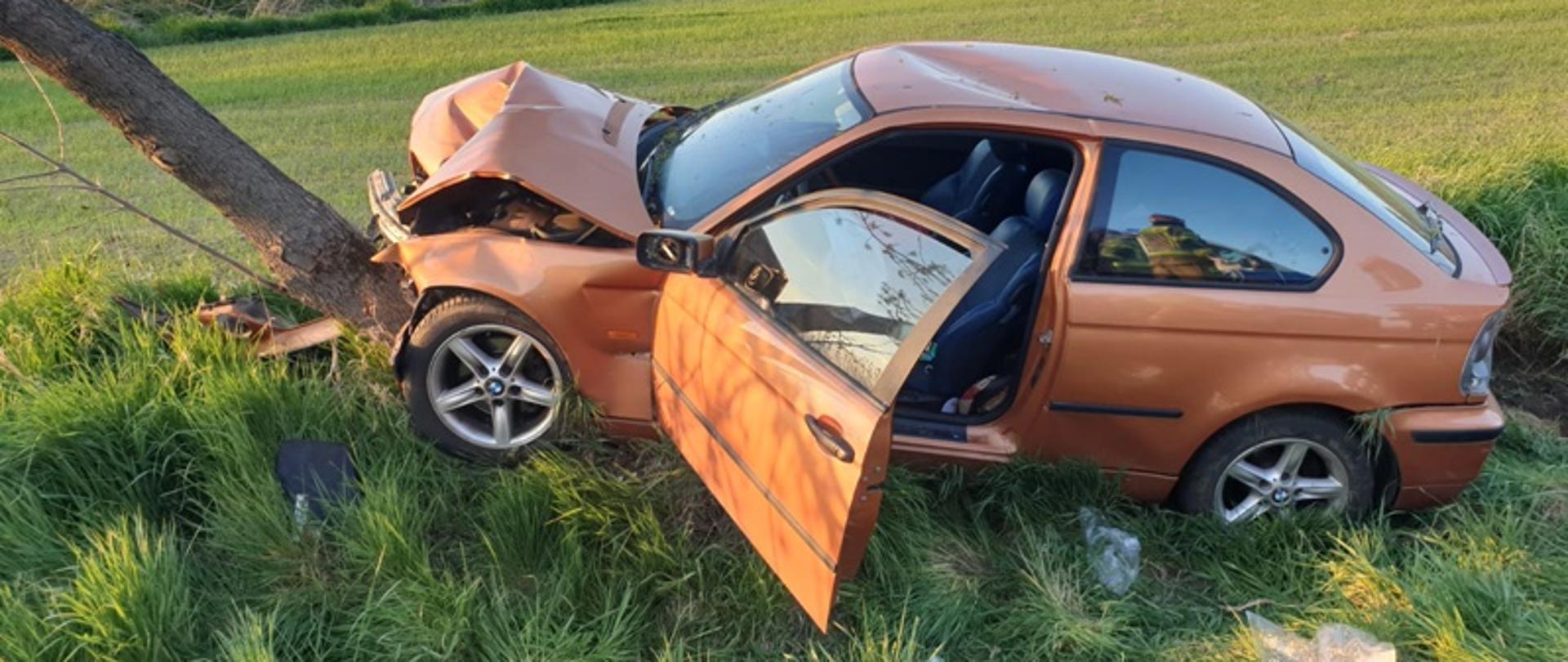 Wypadek drogowy na DK46 - Malerzowice Wielkie.