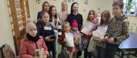 Konkurs plastyczny pt. "Bezpieczne Ferie 2024" dla dzieci w ochronce charytatywnej przy bazylice NMP w Piekarach Śląskich 
