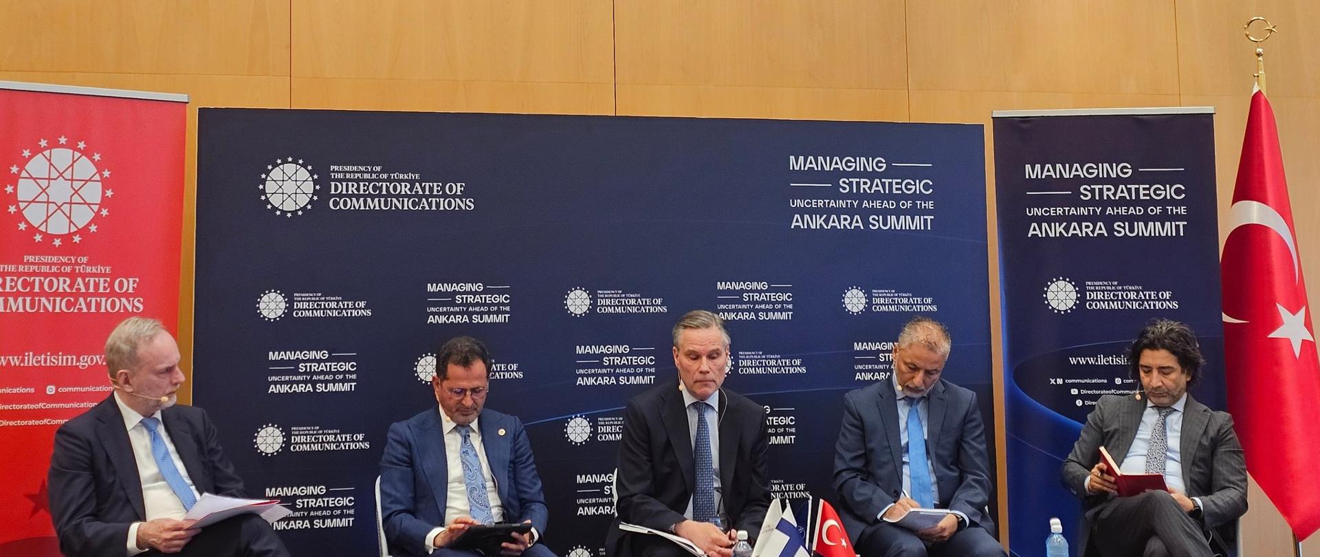 Konferencja „Managing Strategic Uncertainty Ahead of the Ankara Summit”