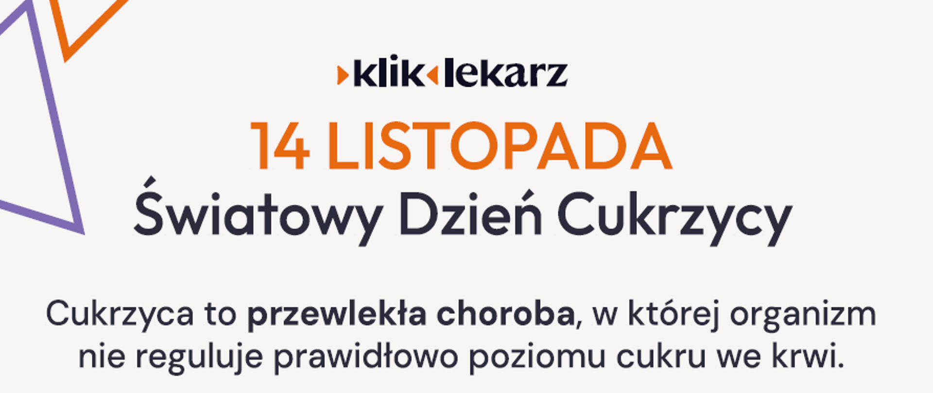 Światowy Dzień Cukrzycy