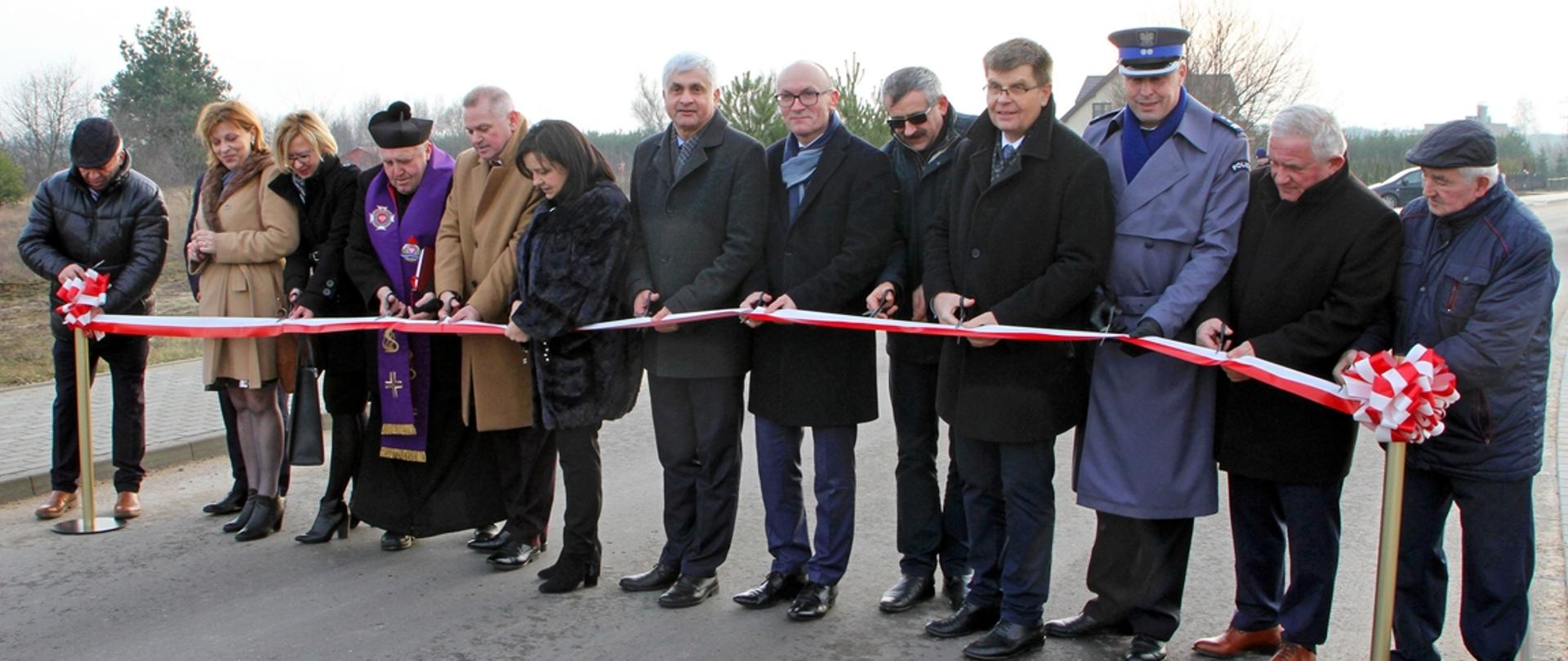 Otwarcie drogi w Ciechanowcu