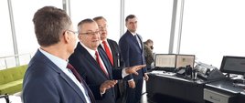 Minister Andrzej Adamczyk wizytuje nową inwestycję PAŻP