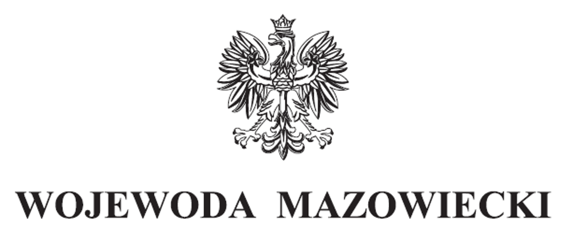 Logotyp Wojewoda Mazowiecki z symbolem orła.