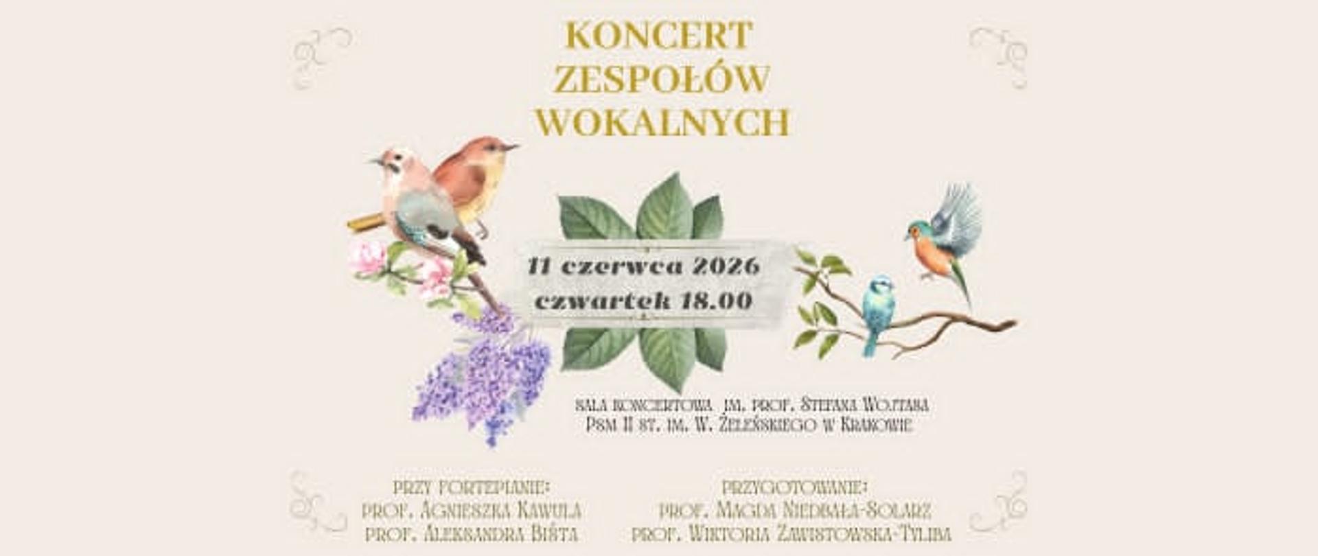 ptaki i kwiatki