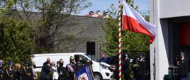 Zdjęcie przedstawia uroczystość Wojewódzkich obchodów Dnia Strażaka