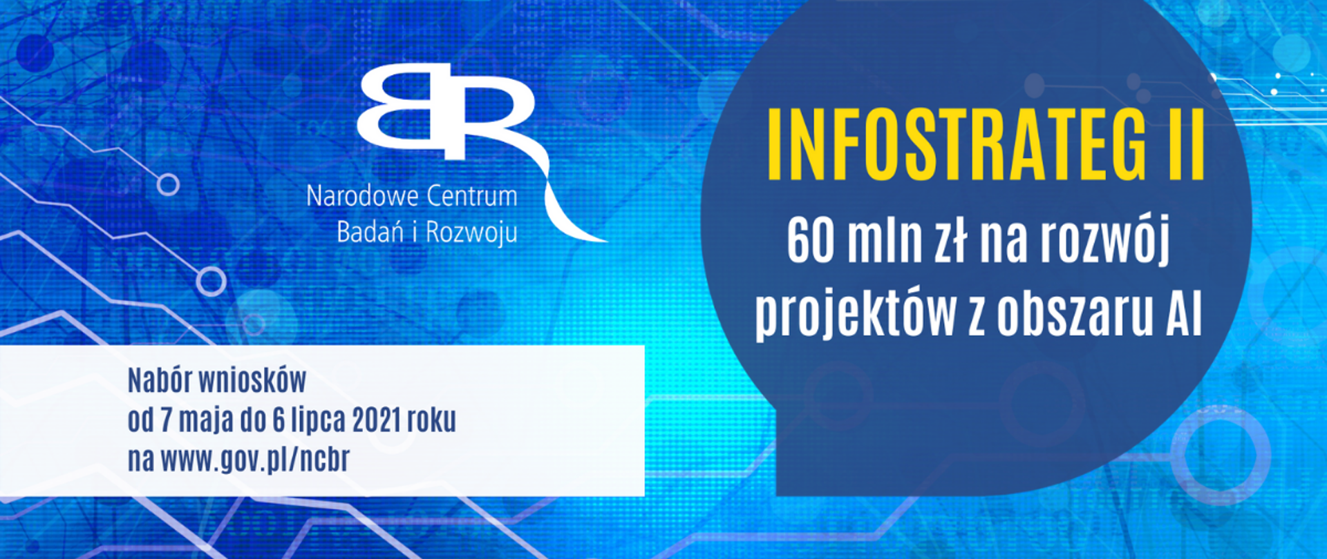 Infostrateg II 60 mln zł na rozwój projektów z obszaru AI