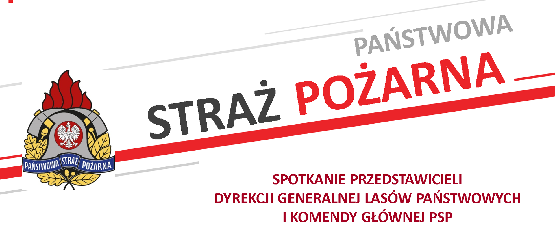 Spotkanie przedstawicieli Dyrekcji Generalnej Lasów Państwowych i Komendy Głównej Państwowej Straży Pożarnej