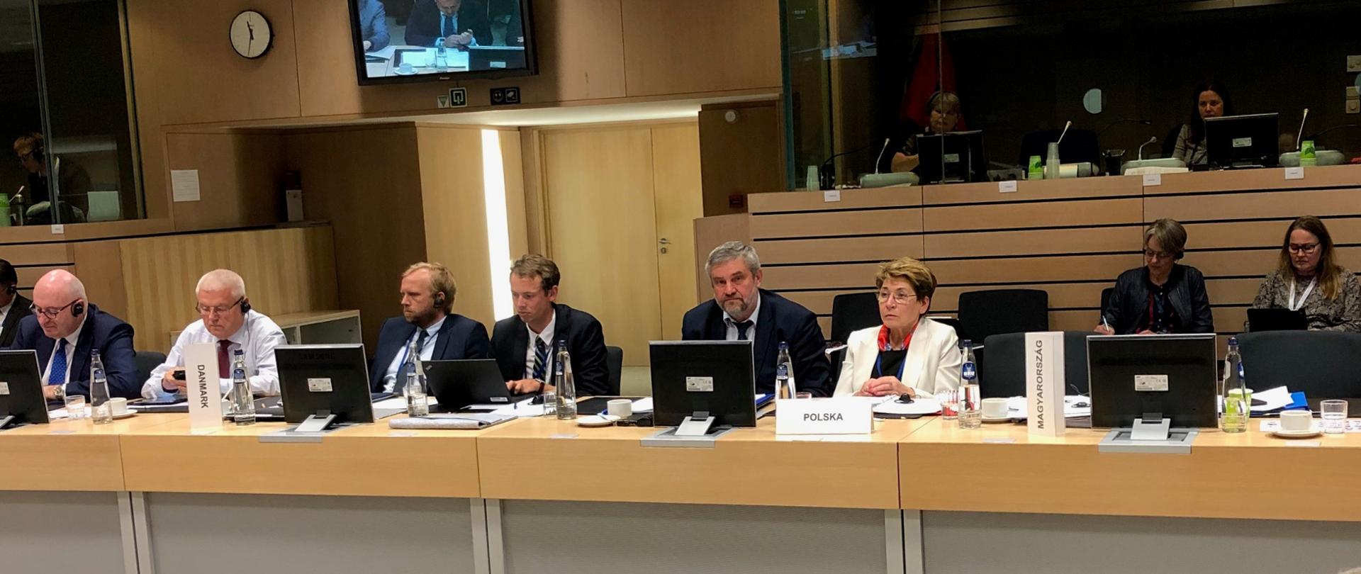 Polska delegacja podczas obrad