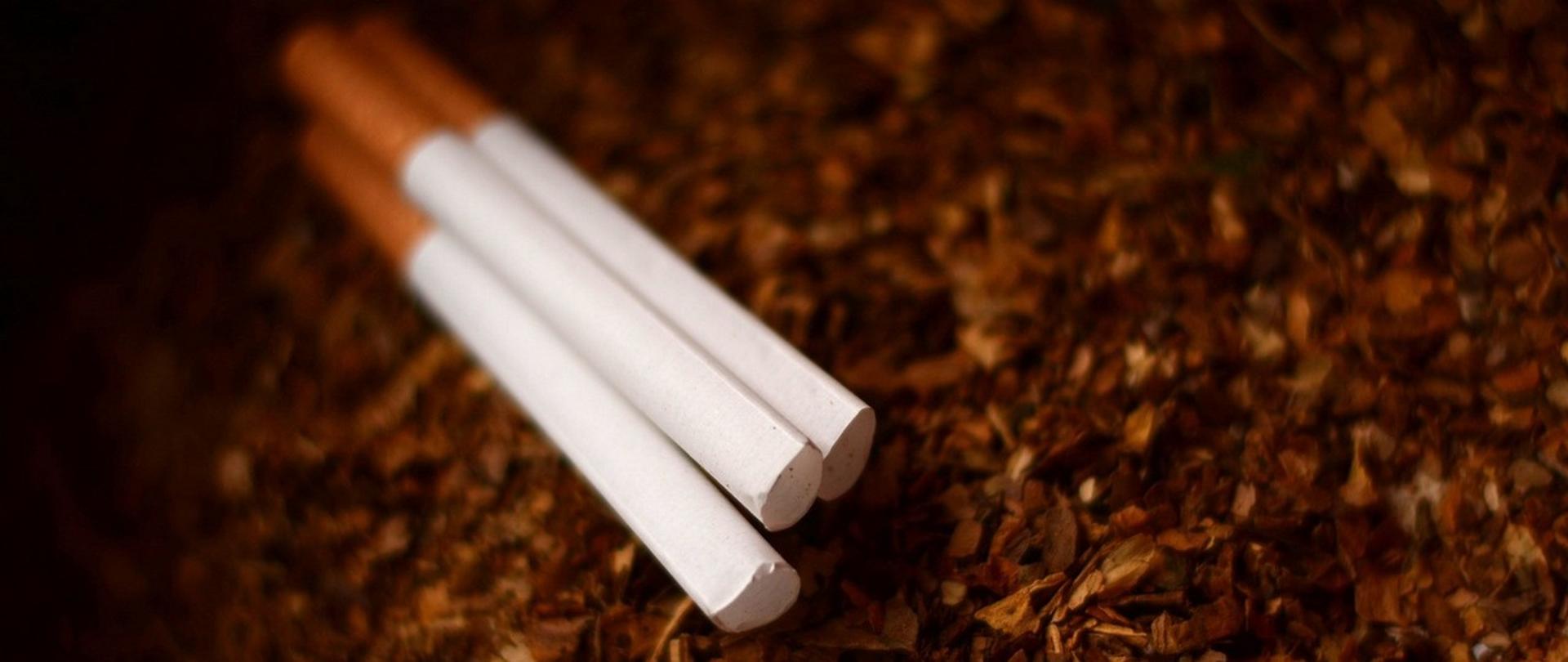 Papierosy na krajance tytoniowej