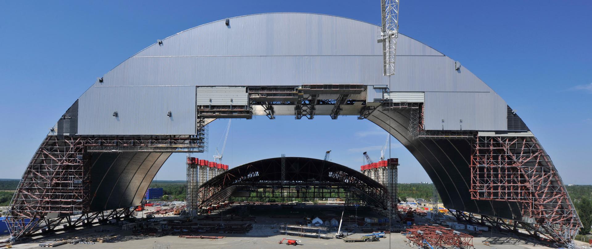 Mostostal Kraków - prace dotyczące zabezpieczanego reaktora nr 4 ukraińskiej elektrowni atomowej w Czarnobylu