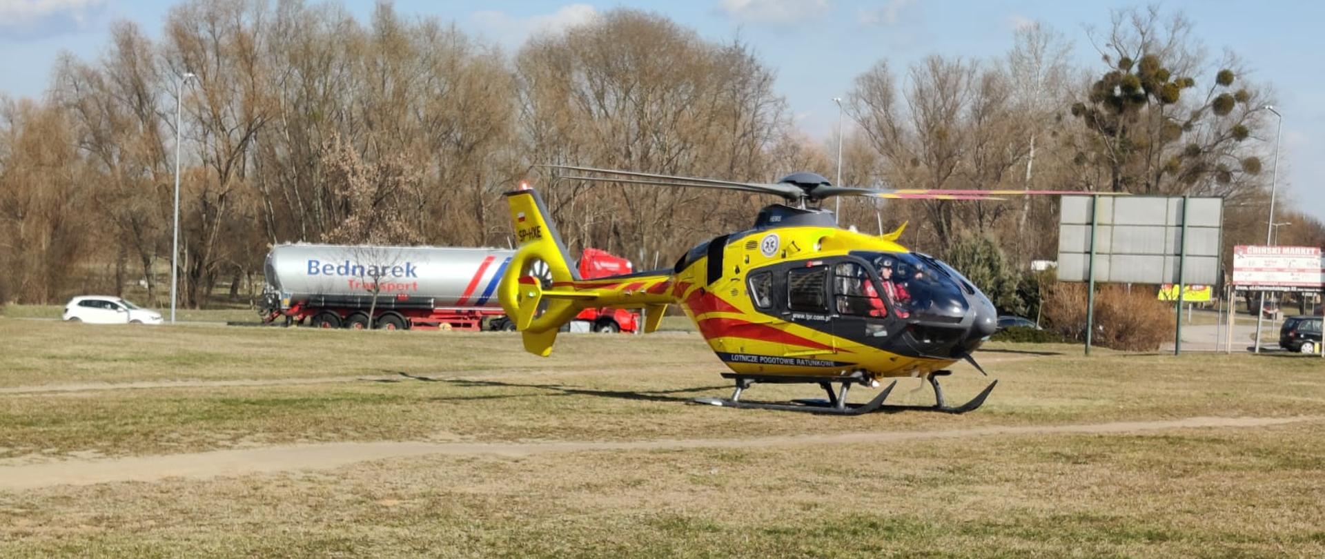 Na zdjęciu helikopter LPR