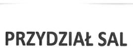 Plakat z informacją - Przydział sal na zakończenie roku szkolnego 2024/2025, tło białe, napisy czarne