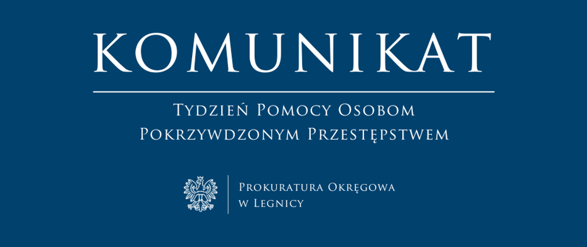 Tydzień Pomocy Osobom Pokrzywdzonym Przestępstwem