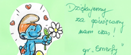 podziękowanie Prywatne Przedszkole Bajkowa Polanka
