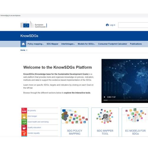 KnowSDGs - Poznaj SDGs - Portal Wspólnego Centrum Badawczego Komisji Europejskiej