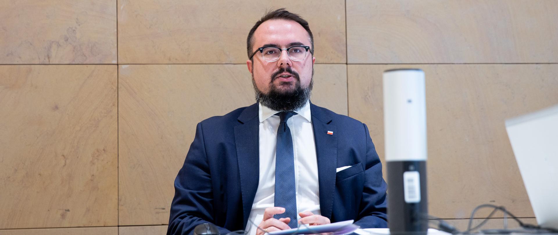 Deputy Minister Paweł Jabłoński attends the discussion on Three Seas Initiative 