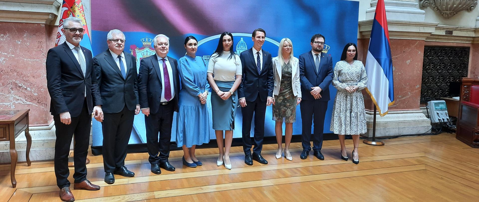 Dana 22-23. Maja 2023. predsednik Odbora za poslove EU Sejma Republike Poljske K. Plažinjski, u pratnji delegacije (poslanika K. Golojuha i J. Černjaka), na poziv srpske strane, posetio je Beograd.