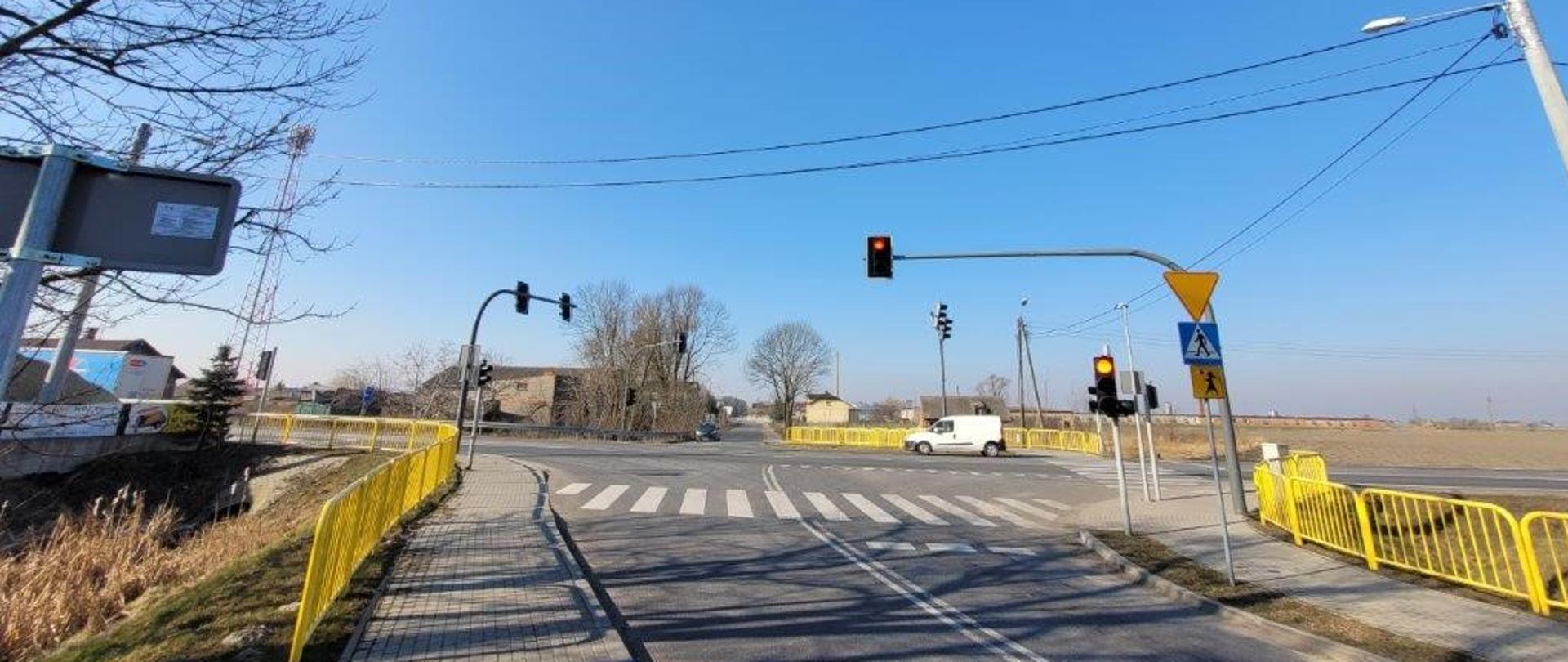 Doświetlenia na DK25 Rychwał- Kokanin